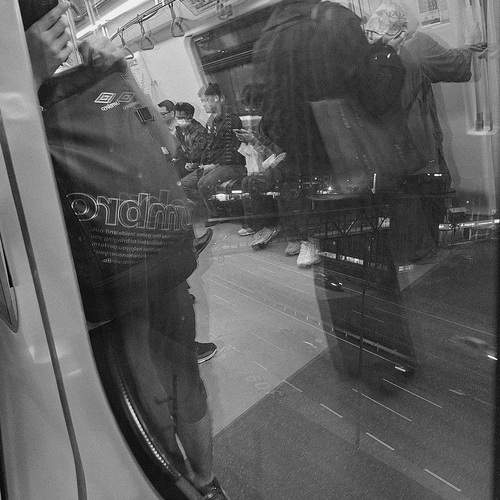 Reflection in a Metro