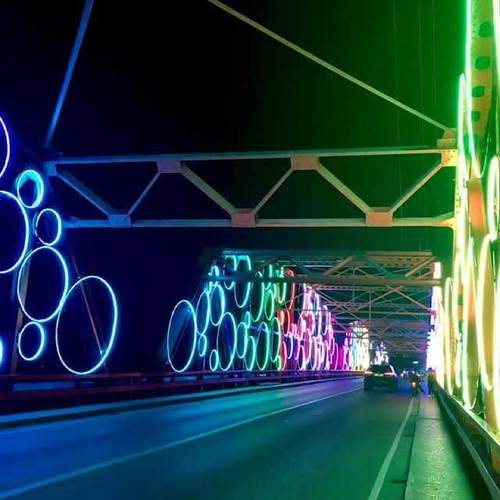 Colorful bridge