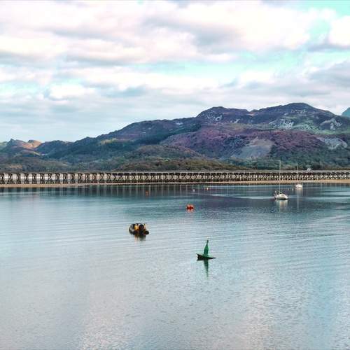 Barmouth bridge, Wales
