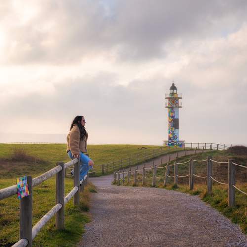 Atardecer en el faro