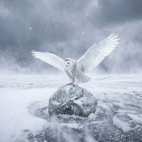 Snowy owl
