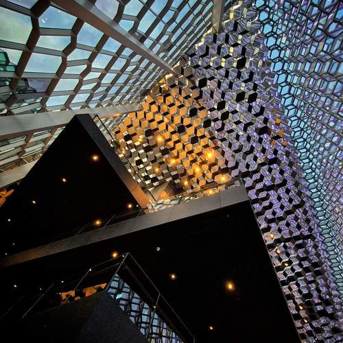 Interior of Harpa Concert Hall