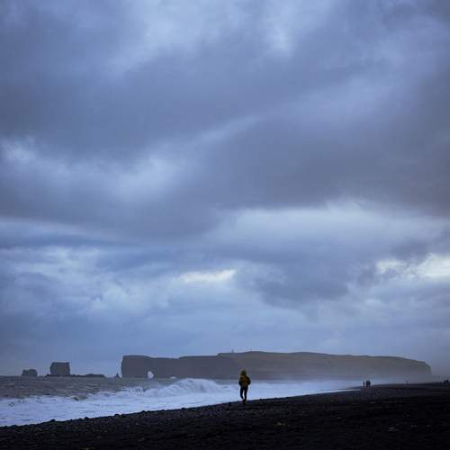 Cloudy evening at Reynisfjara