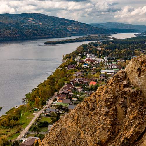 Река Енисей.