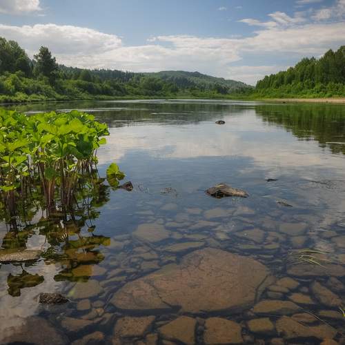 Июль. На реке Кондома