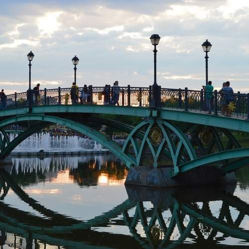 Пешеходный мост. Царицыно.