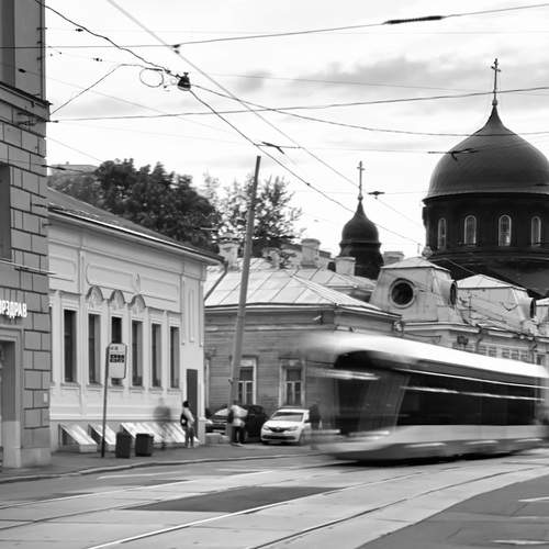 Трамвай на ул.Новокузнецкой, г.Москва