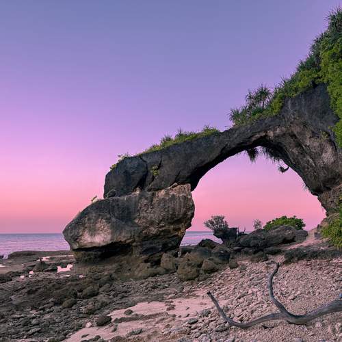 Natural Bridge: A Sunrise Spectacle
