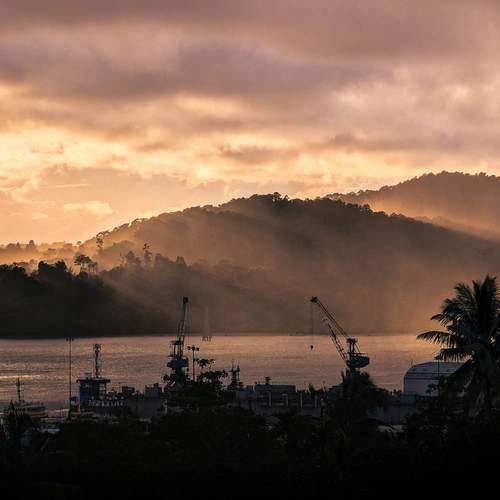 The Golden Hour at the Harbor