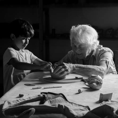 Friendship in Görzke– Syrian boy & German Woman