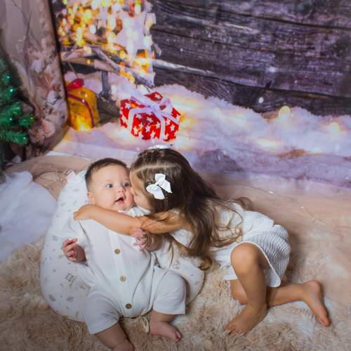 Beso de hermanos