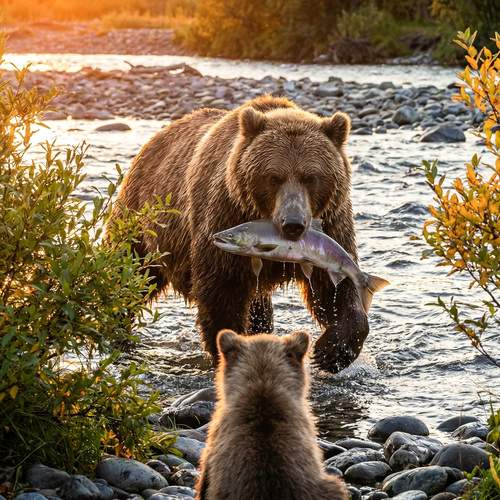 Медвежья рыбалка