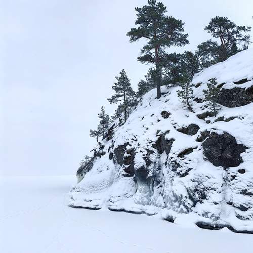 Frozen island