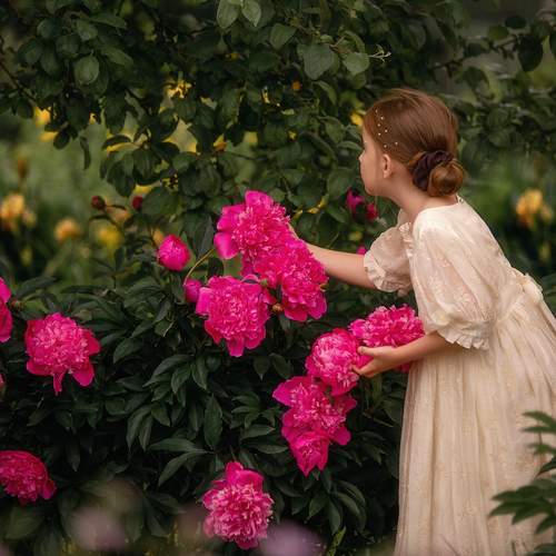 Друзья в саду