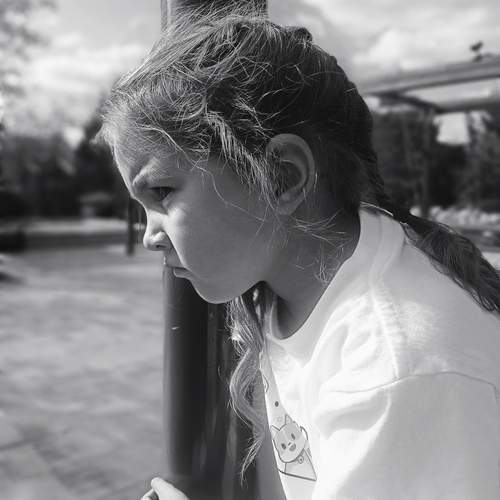 В тишине...