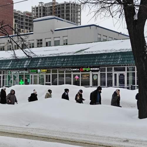 На работу. Утро.