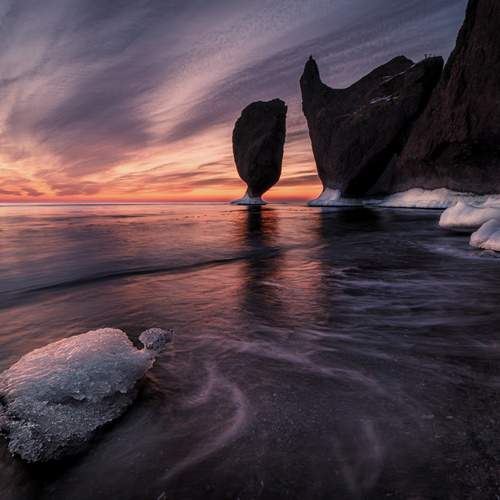 On the shores of winter Primorye