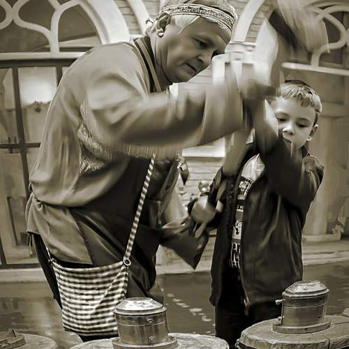 Мастер и ученик.