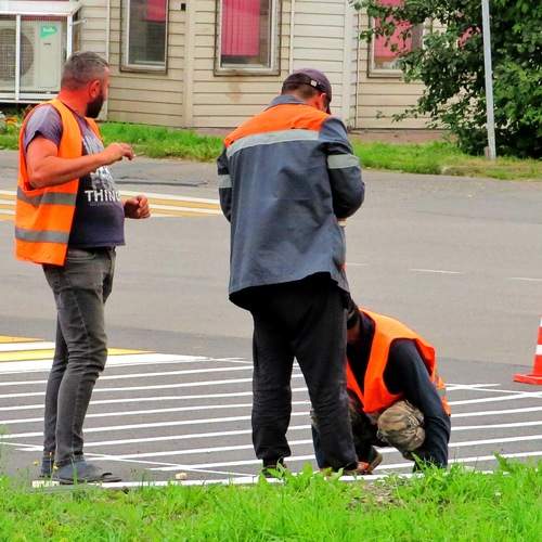 Нанесение разметки