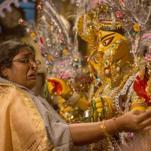 An emotion to the Goddess Durga.