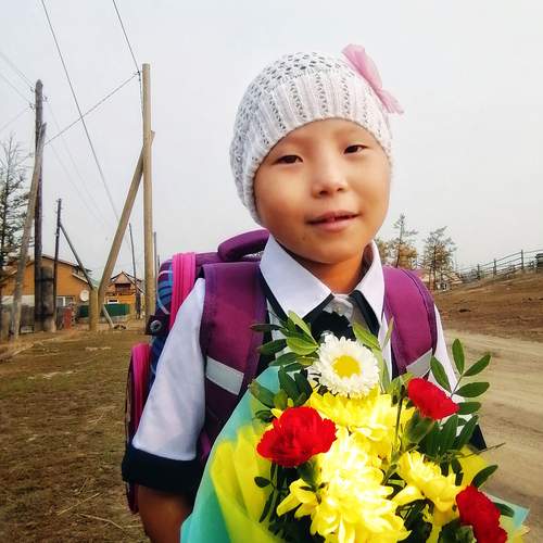 Первый раз,в первый класс.