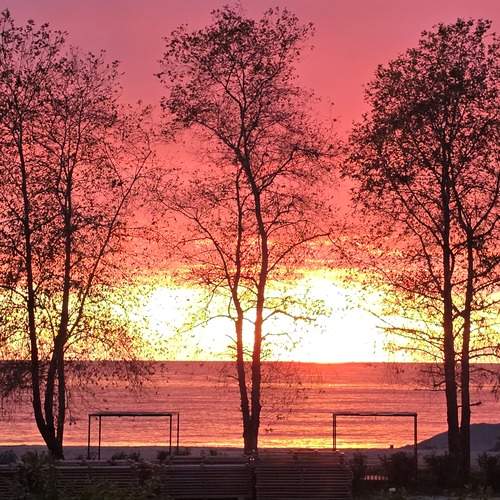 Зимний закат.