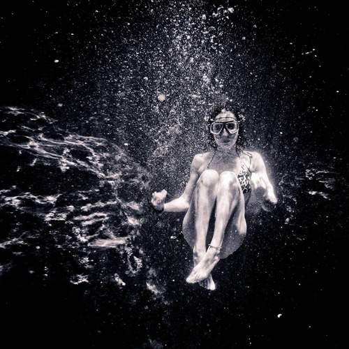 Lights on underwater