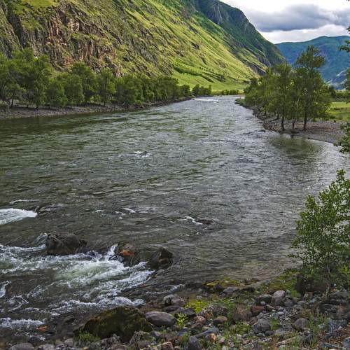 Изгиб реки Чулышман