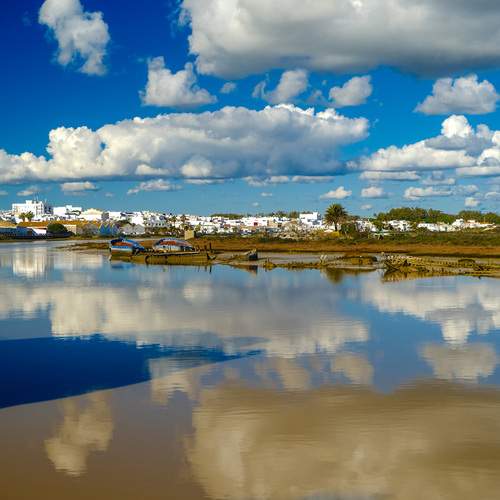 Calm river near Barbate