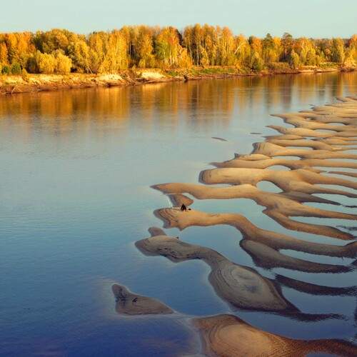 Осень на реке Тавда