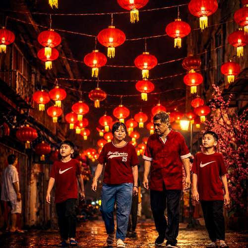 Generations Under Crimson Lanterns