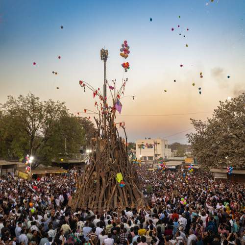 Holika Dahan Palaj Village 2026