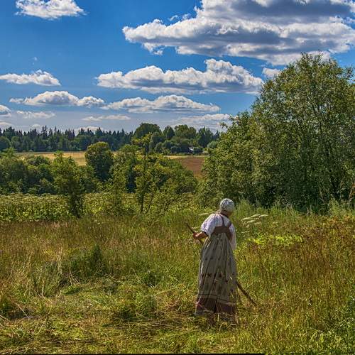 Сенокос (Воспоминание о Венецианове)