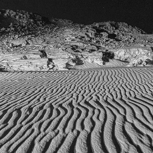 The shadows of the desert