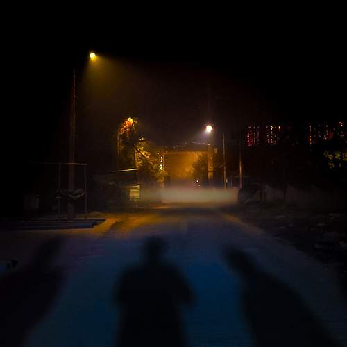 Random click on a foggy Street