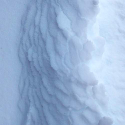 Абстракция снега