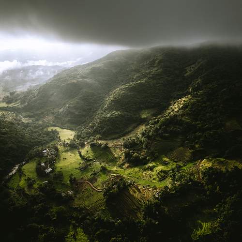 Morning in the highlands