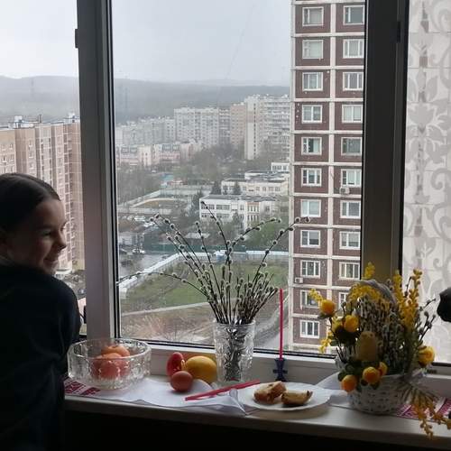Вид из окна на Московский дворик.