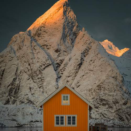 yellow house
