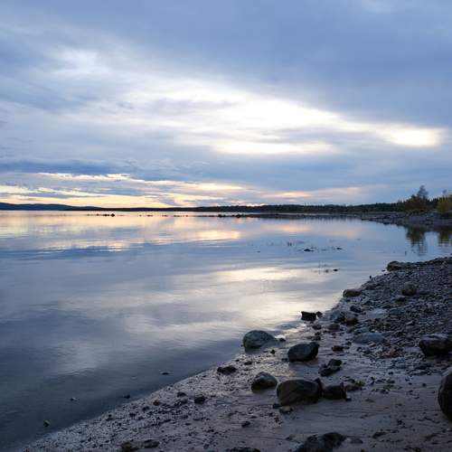 Закат на севере.