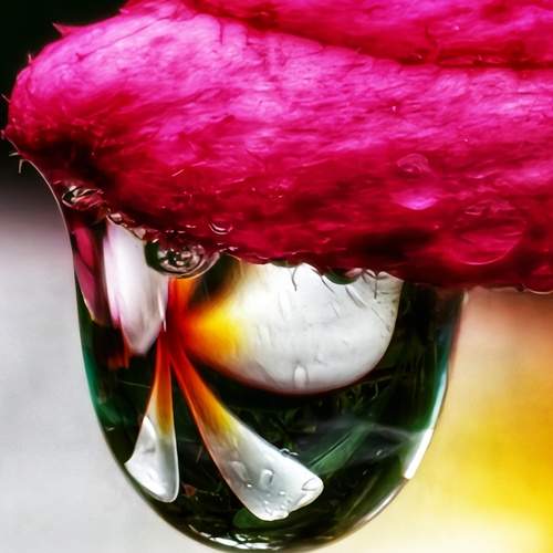 The art of nature is written in reflections.