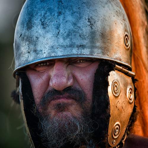 The eyes of the warrior