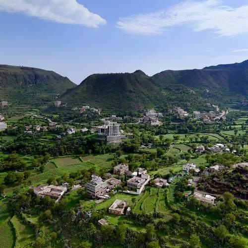A Village in the Cradle of Green