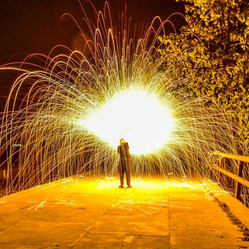 The Sparkler Man