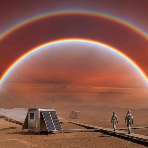 Light Domes: Atmospheric Refraction