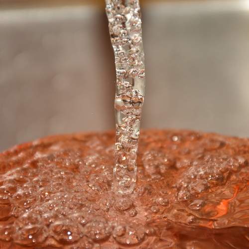 Continuous stream of water