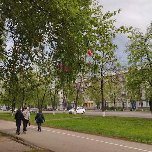 Цветочная берёза
