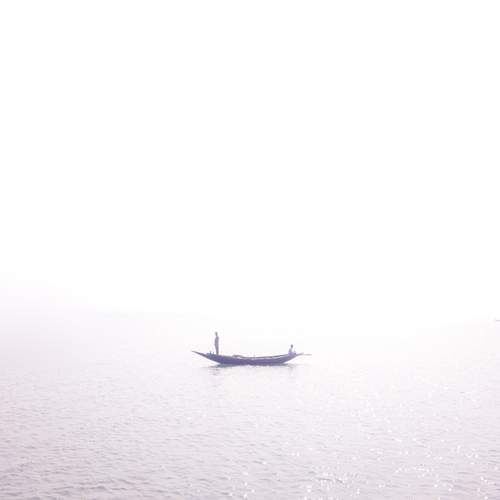 alone at the sea