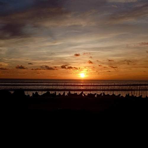 Fiery Dusk over Cox\'s Bazar