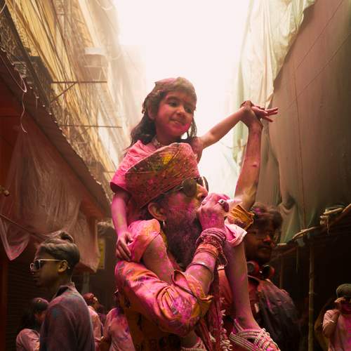 Above the Chaos: A Canvas of Joy